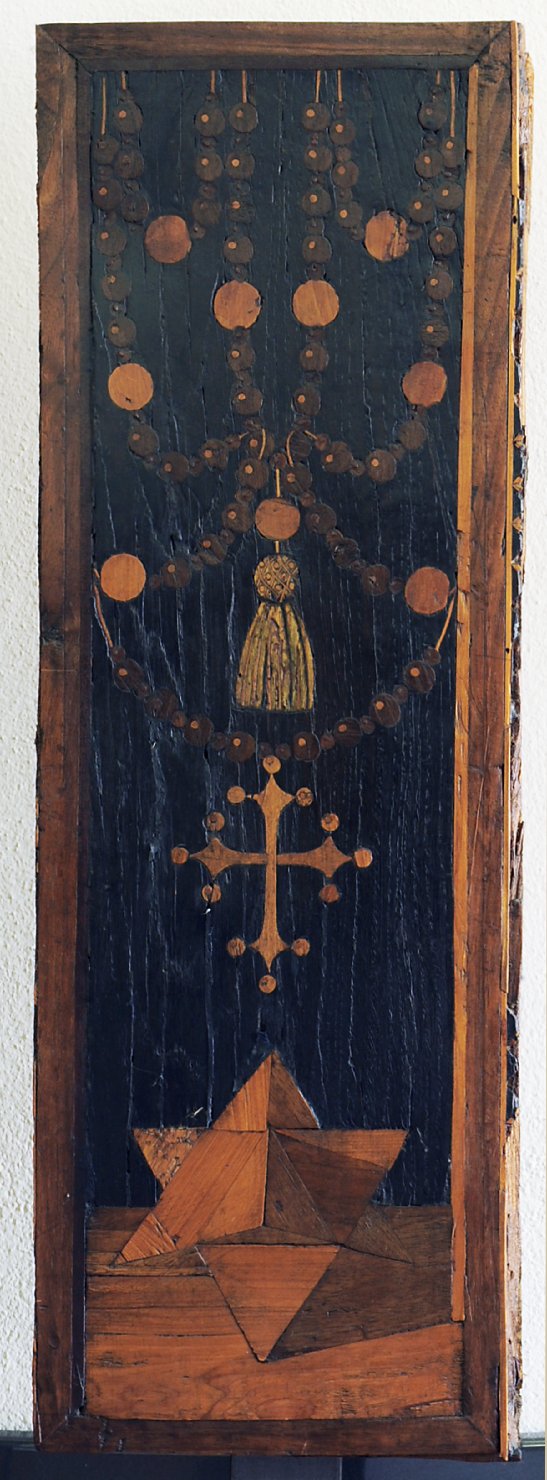 collana; solido geometrico (formella) di Da Seravallino Guido (attribuito) (sec. XVI)