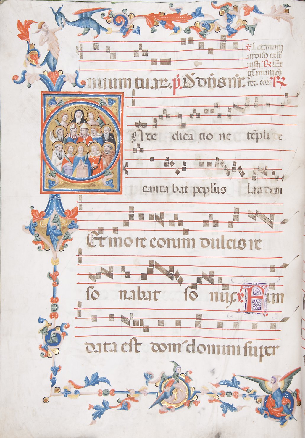 miniatura, insieme - ambito pisano (prima metà sec. XIV)