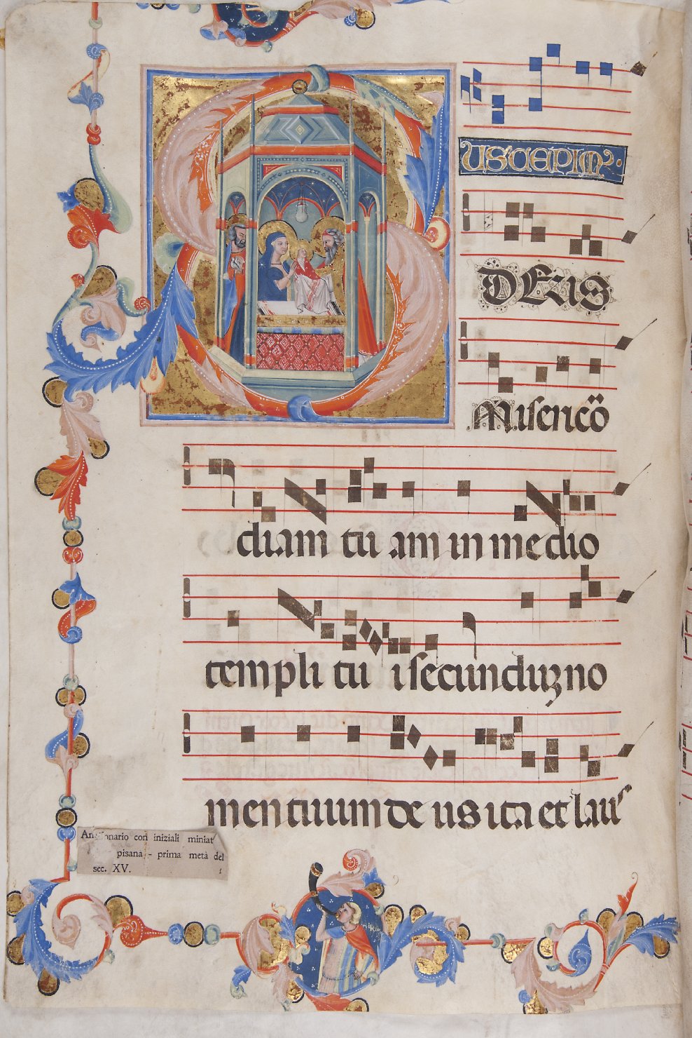 miniatura, insieme - ambito pisano (metà sec. XIV)