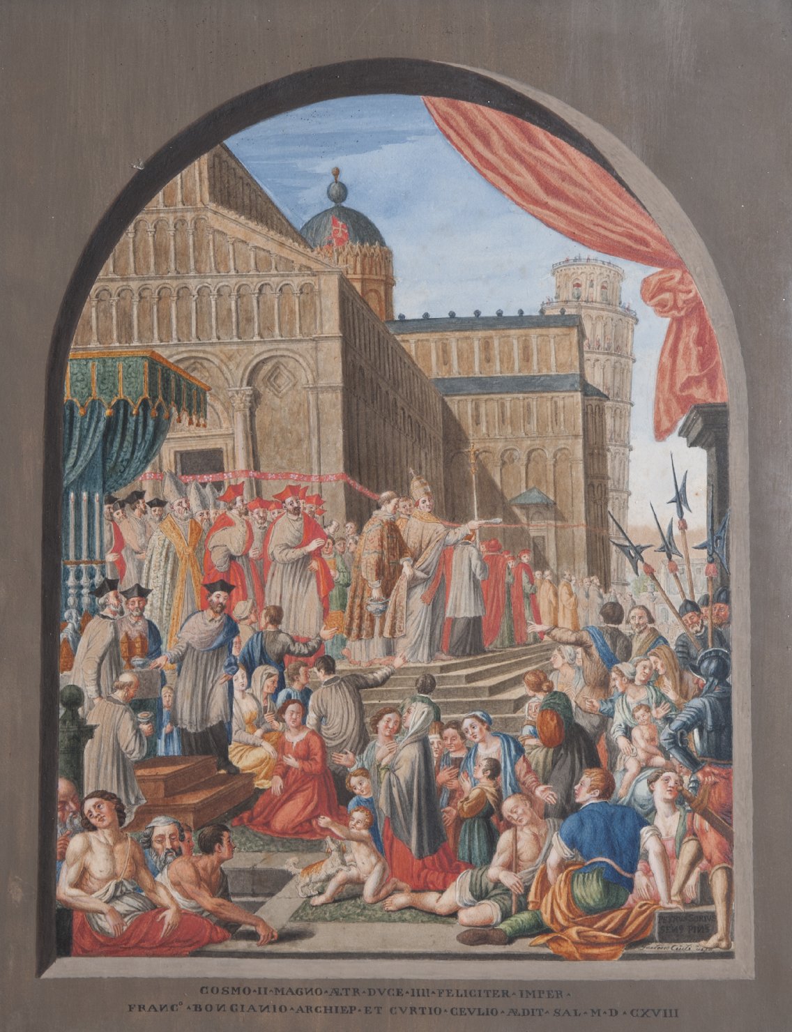 consacrazione della Cattedrale (dipinto) di Ciuti Gaetano (sec. XIX)
