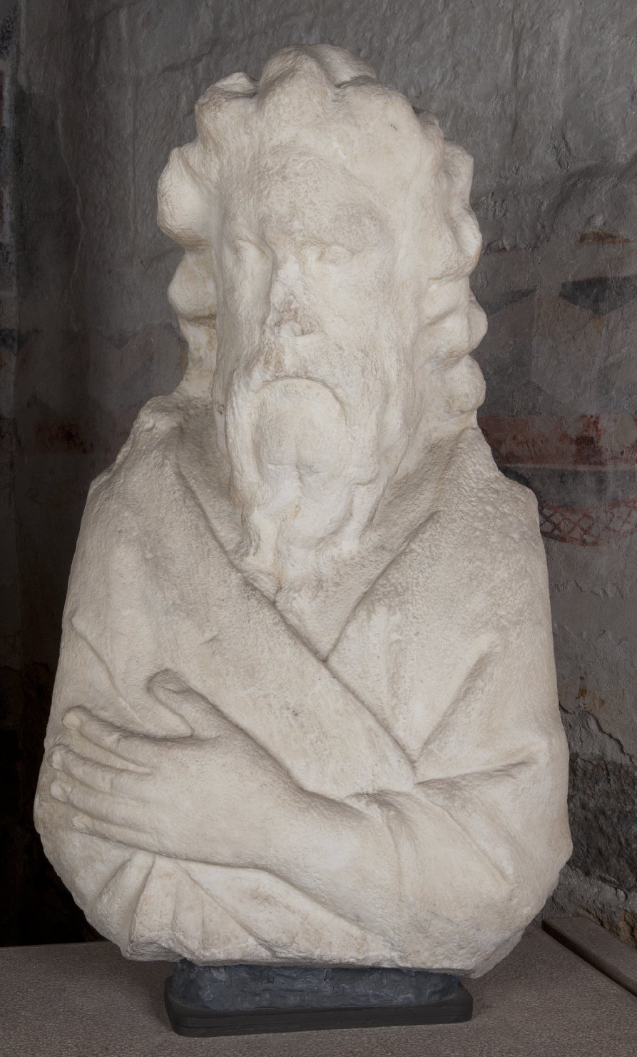 San Giovanni Battista (busto) di Nicola Pisano (bottega) (sec. XIII)