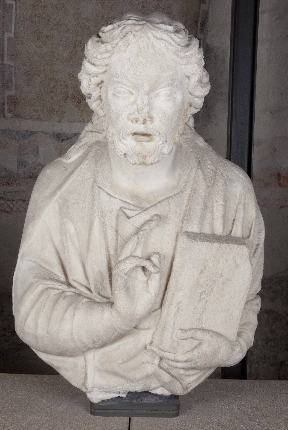 Cristo benedicente (busto) di Nicola Pisano (bottega) (sec. XIII)