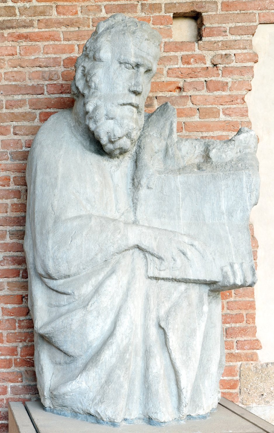 San Matteo Evangelista (busto) di Giovanni Pisano (bottega) (sec. XIII)