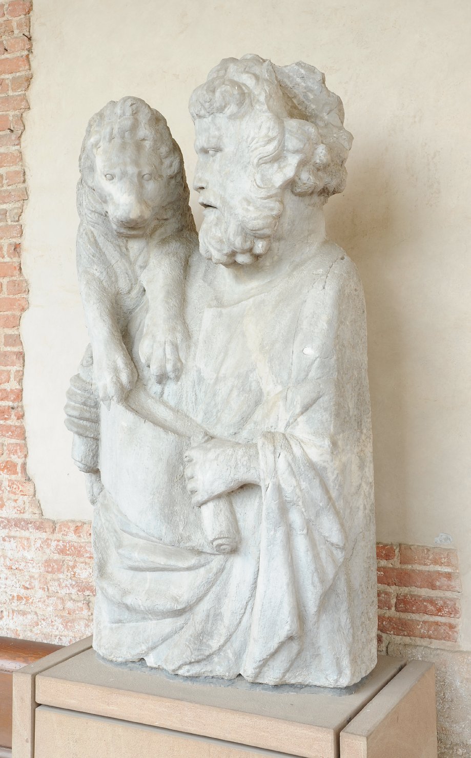 San Marco Evangelista (busto) di Giovanni Pisano (bottega) (sec. XIII)