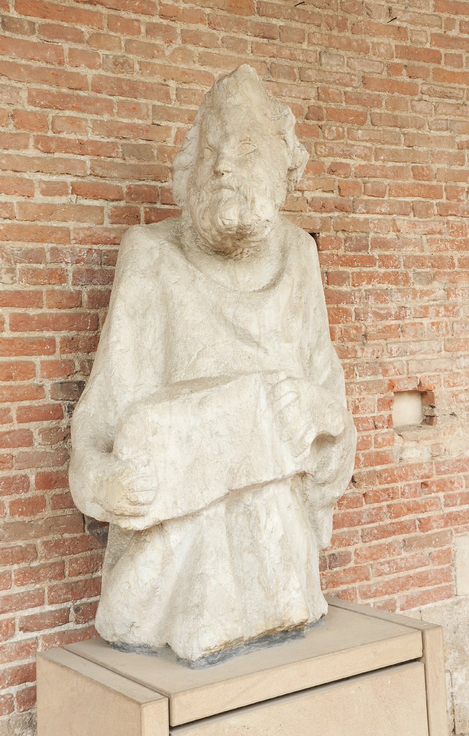profeta (busto) di Giovanni Pisano (bottega) (seconda metà sec. XIII)