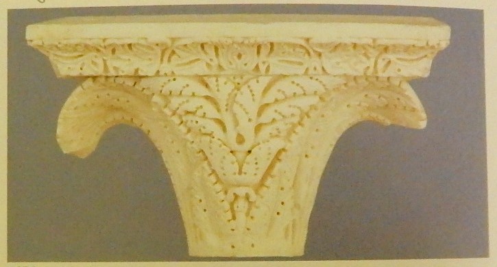 capitello - a gruccia - bottega pisana (sec. XII)