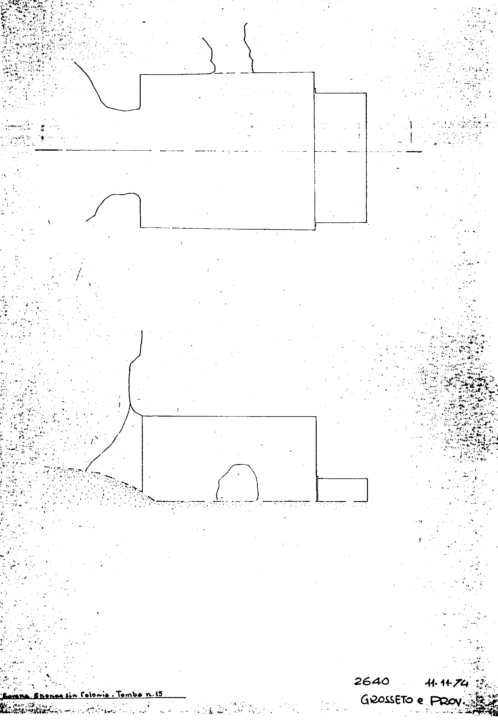 Folonia t.15 (tomba a camera) - Sorano (GR)  (VII-VI sec. a.C)
