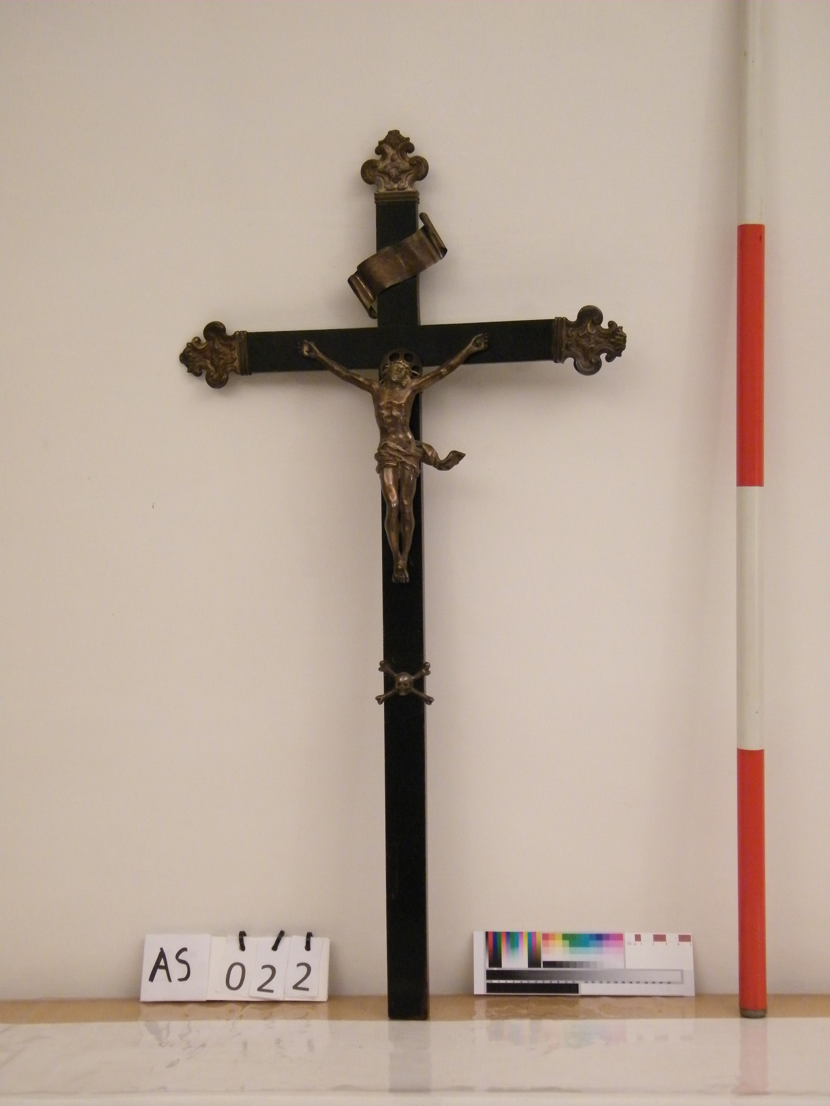 croce d'altare, pendant - ambito romano (prima metà XVIII)