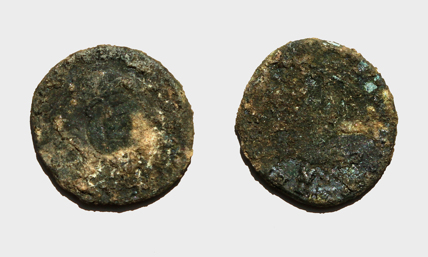 moneta (fine/ inizio secc. III/ IV d.C)