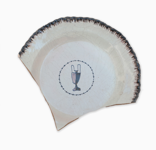 piatto - Grottagliese, ceramista Ciro Lapesa (secc. XVIII/ XIX d.C)