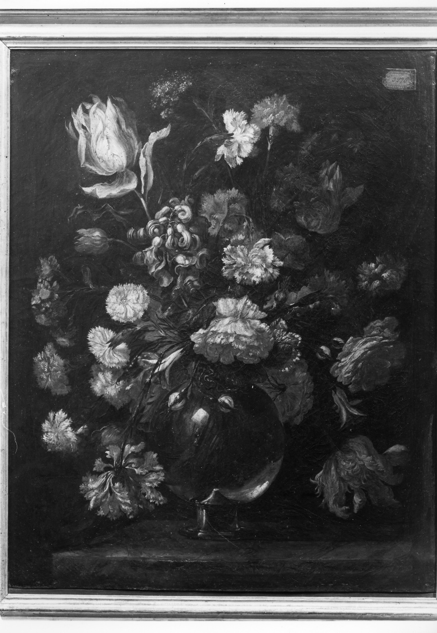 vaso con fiori (dipinto) di Scacciati Andrea (seconda metà sec. XVII)