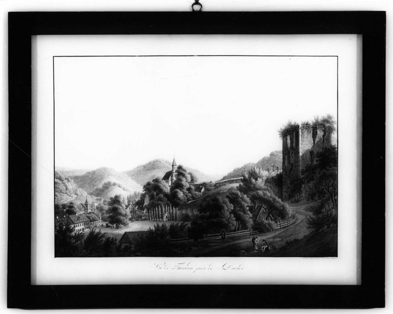 veduta di Farand (stampa, serie) di Hammer Christian Gottob (inizio sec. XIX)