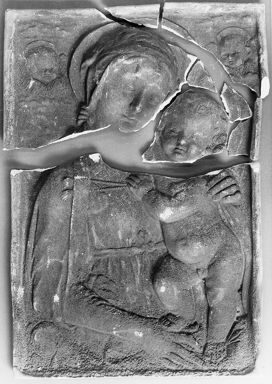 Madonna con Bambino (calco di rilievo) - ambito fiorentino (seconda metà sec. XIX)