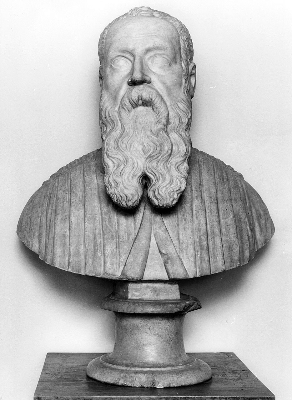 busto ritratto d'uomo (scultura - busto) - ambito toscano (sec. XVI)