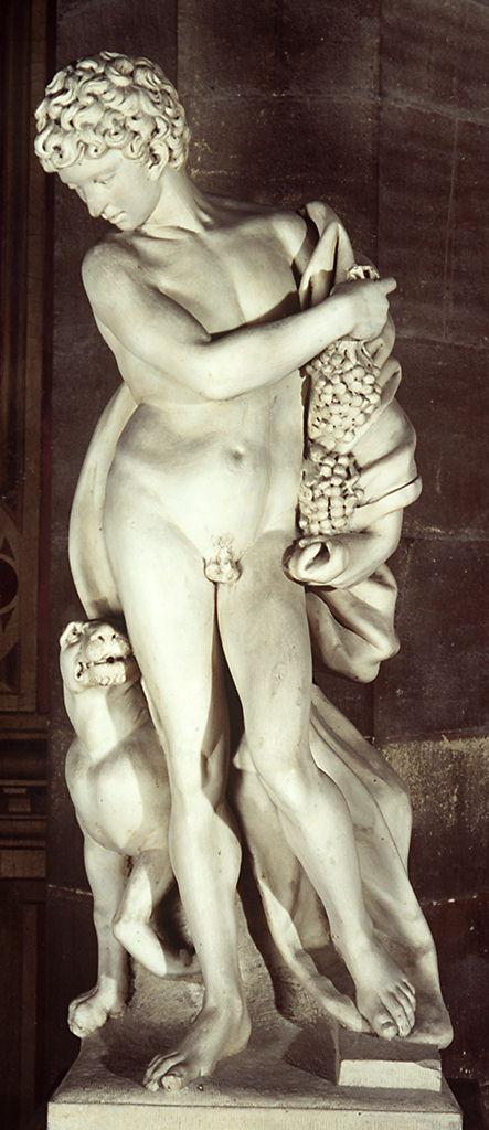 Bacco con pantera (statua) di Boulogne Jean de detto Giambologna (scuola) (sec. XVI)