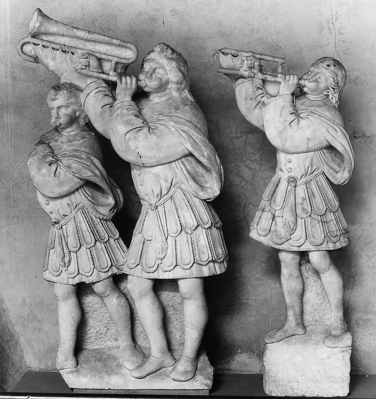 suonatori (gruppo scultoreo) di Benedetto da Maiano (sec. XV)