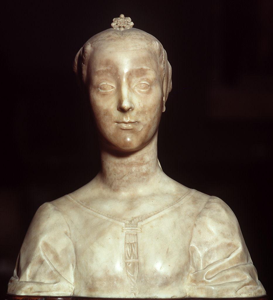 ritratto di donna (scultura - busto) di Desiderio da Settignano (bottega) (sec. XV)