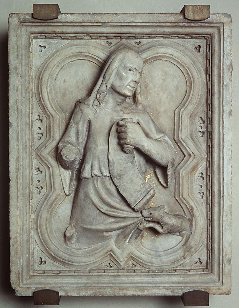 Povertà (rilievo) di Giovanni di Balduccio detto Giovanni da Pisa (sec. XIV)