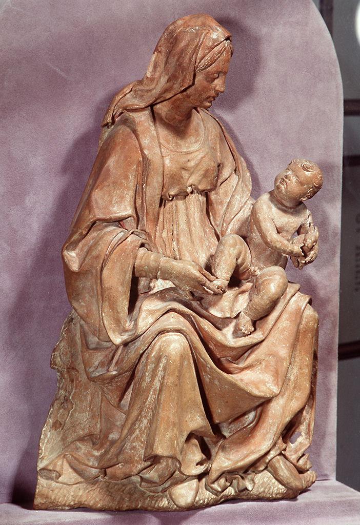 Madonna con Bambino (rilievo) di Contucci Andrea detto Andrea Sansovino (secc. XV/ XVI)