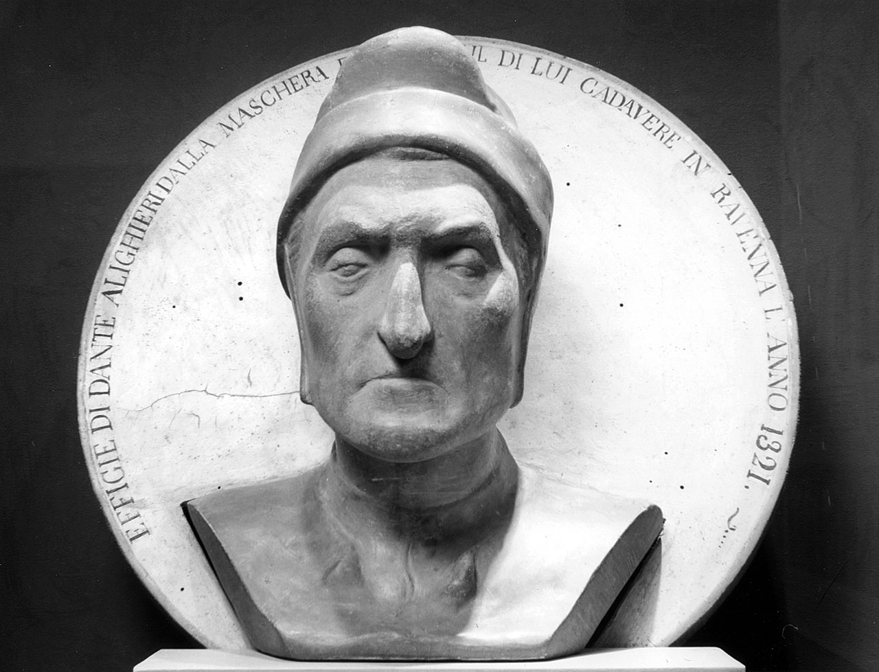 Dante (maschera funebre) - bottega toscana (sec. XIX)