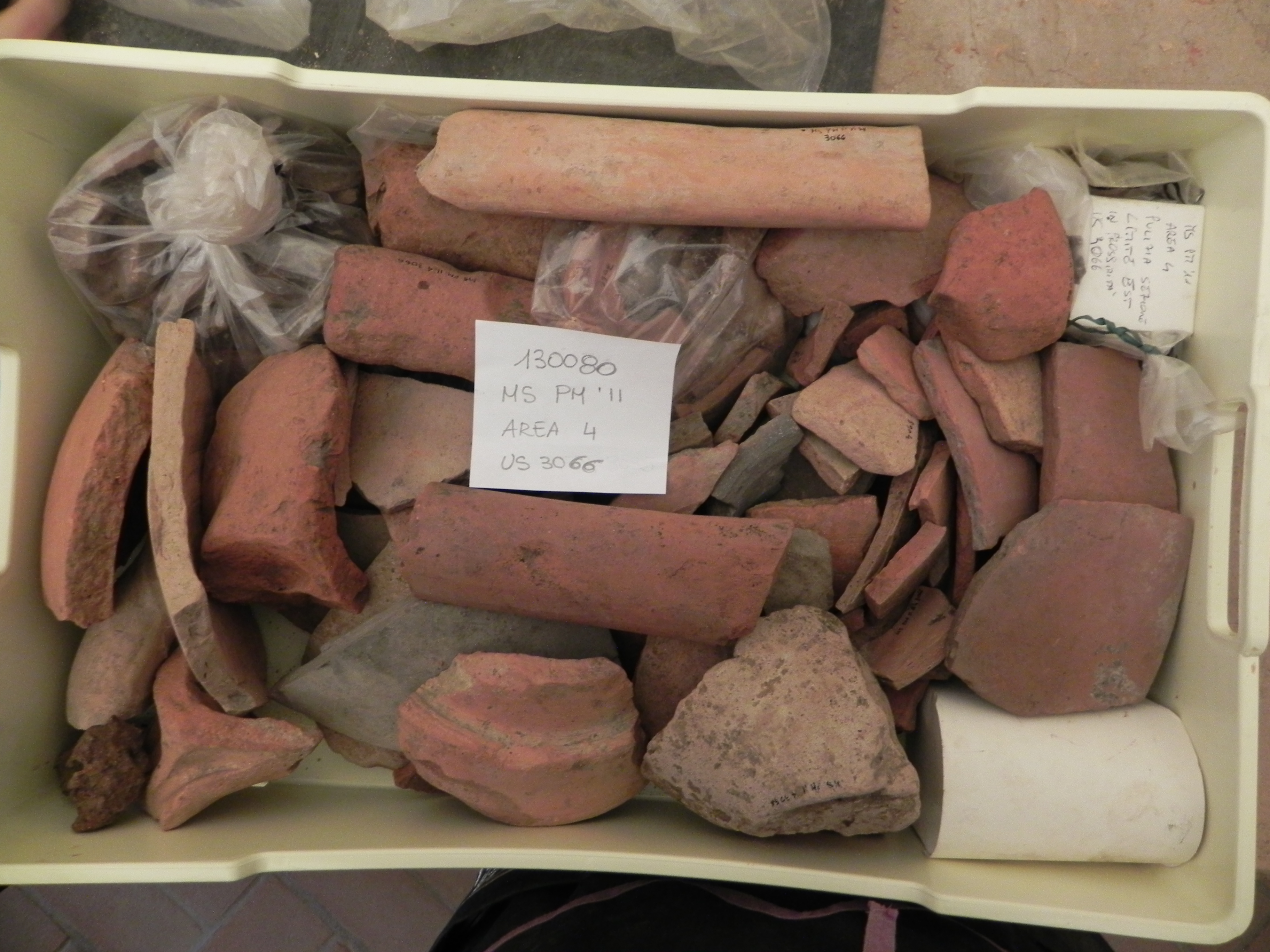 materiale proveniente da Unità Stratigrafica/ cassetta (ceramica/metallo/vetro/campioni) (Età romana/indeterminata)