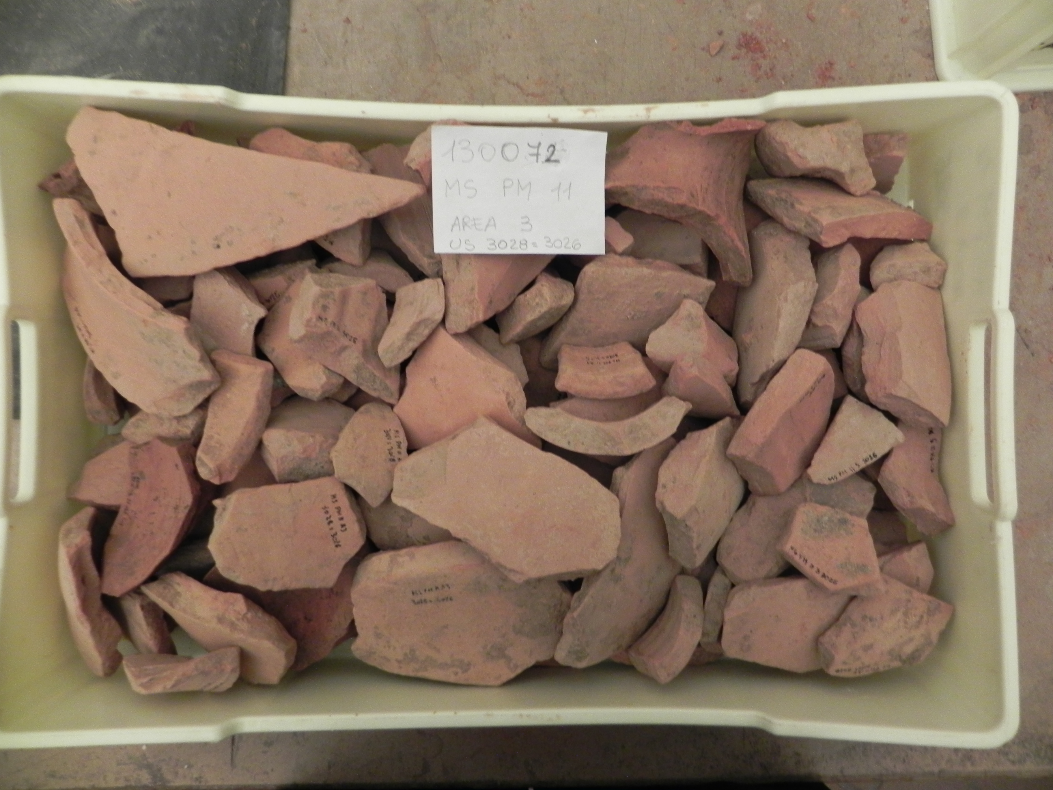 materiale proveniente da Unità Stratigrafica/ cassetta (CERAMICA) (Età romana)
