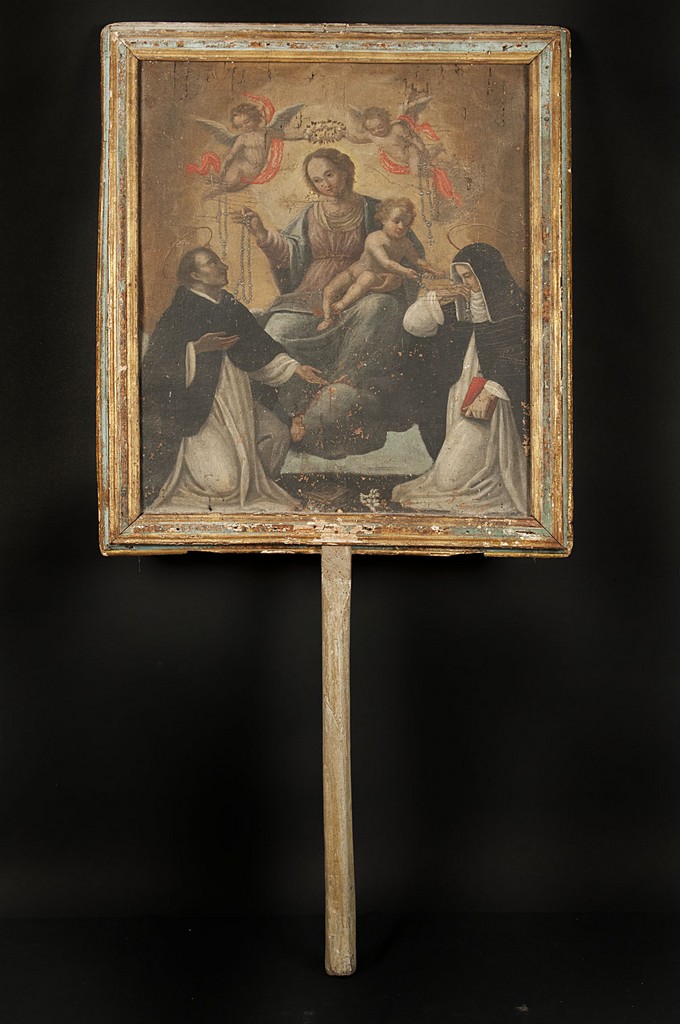 soggetto assente (cornice, elemento d'insieme) - bottega umbra (sec. XVII)