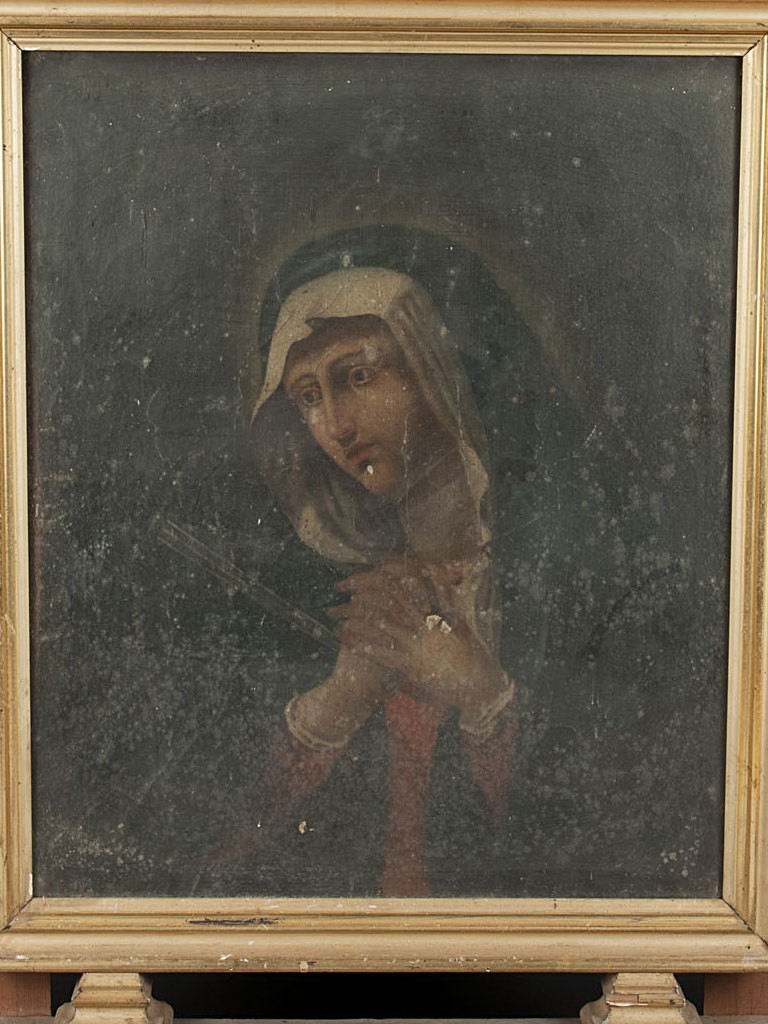 Madonna addolorata (dipinto, elemento d'insieme) - ambito umbro (seconda metà sec. XVIII)