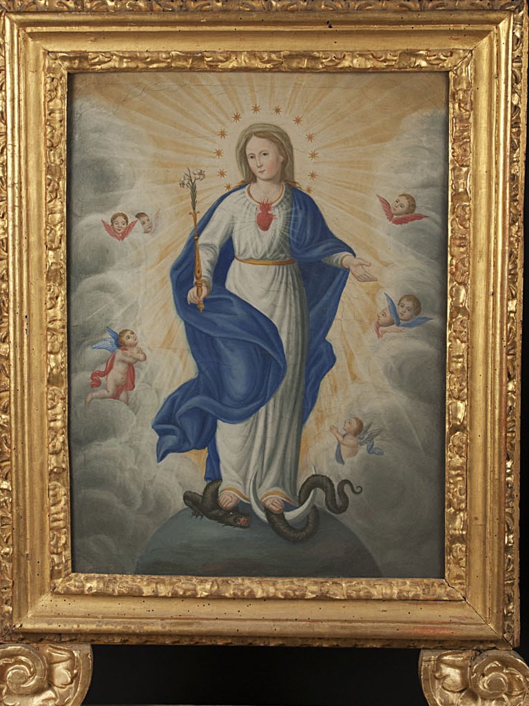 Madonna Immacolata (dipinto, elemento d'insieme) - ambito umbro (sec. XIX)