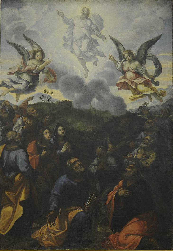 ascensione di Cristo (dipinto, elemento d'insieme) di Carducci Antonio di Agostino (secondo quarto XVII)
