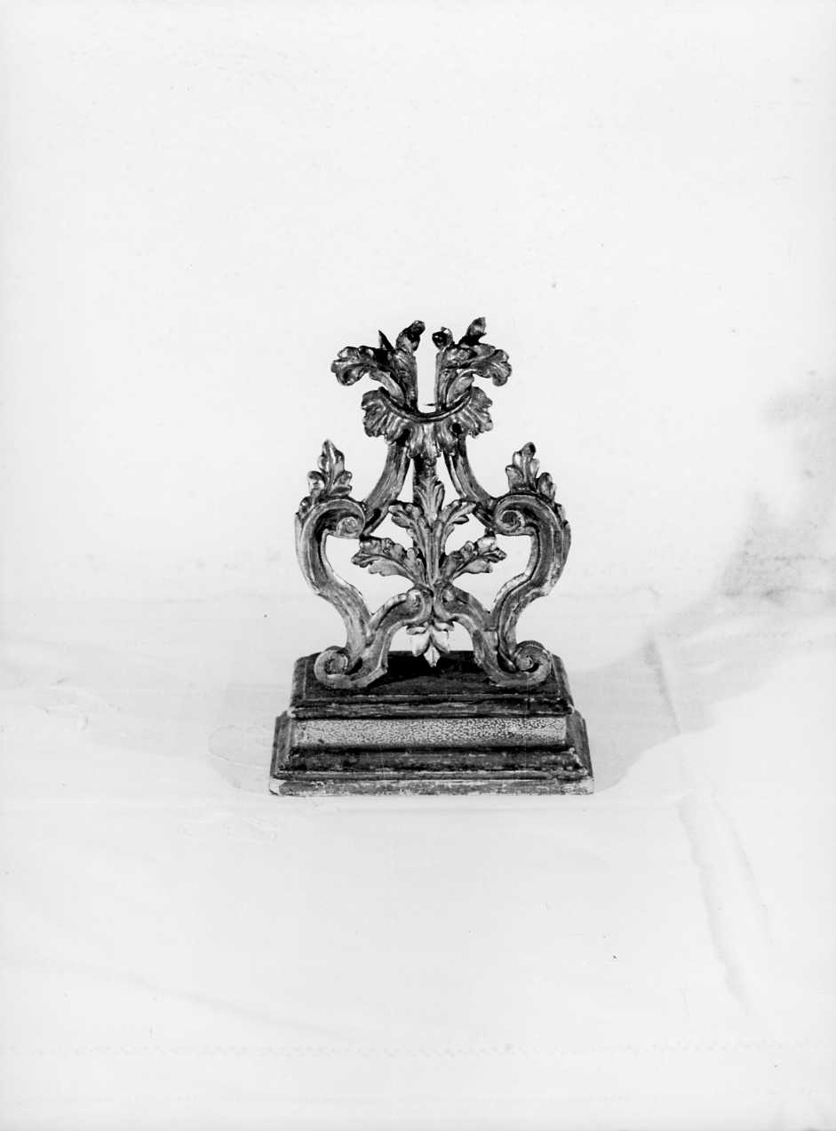 base per reliquiario - artigianato toscano (sec. XVIII)