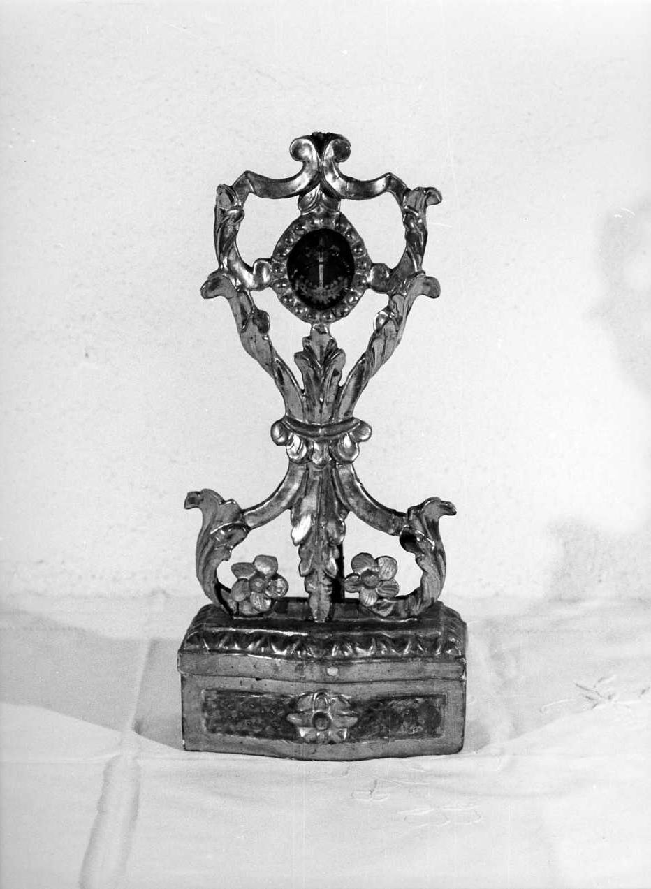 reliquiario - artigianato toscano (secc. XVIII/ XIX)