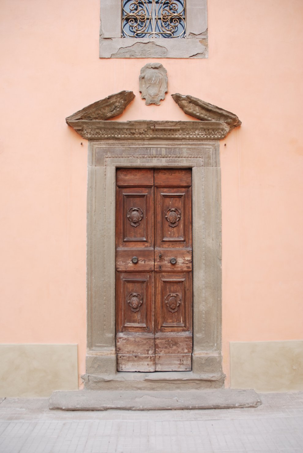 porta - a due battenti, opera isolata - bottega toscana (terzo quarto sec. XVIII)