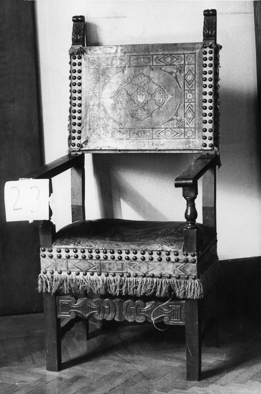 seggiolone - ambito lombado (seconda metà sec. XIX)