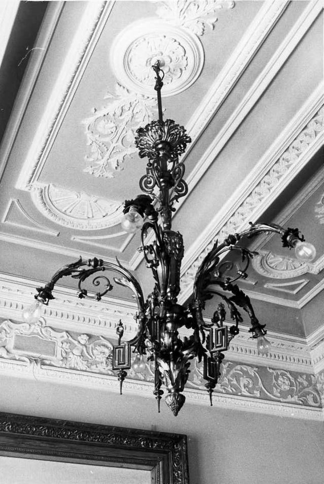 lampadario - artigianato toscano (secc. XIX/ XX)