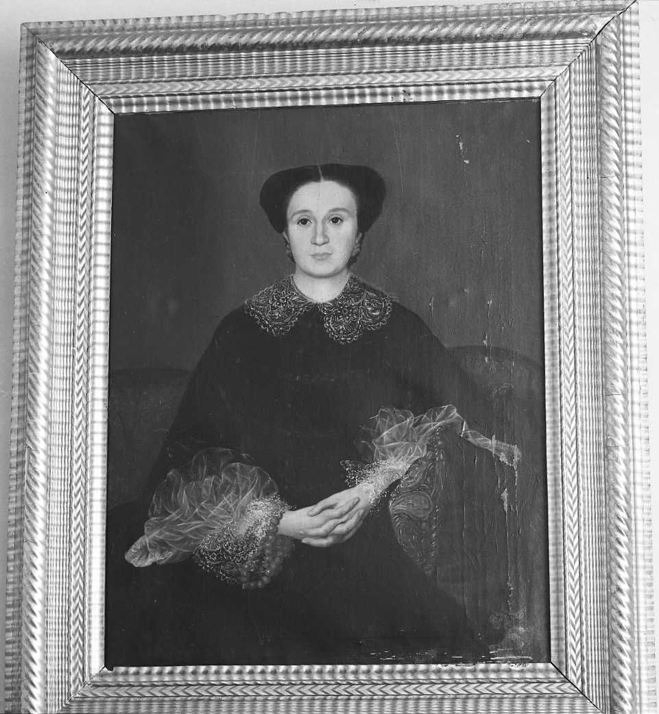 ritratto di donna (dipinto) - ambito italiano (sec. XIX)