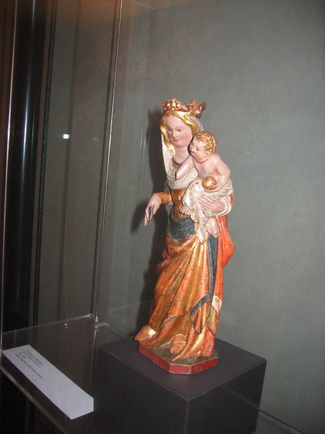 Madonna con Bambino (scultura, opera isolata) - ambito del Medio Reno (sec. XIV)