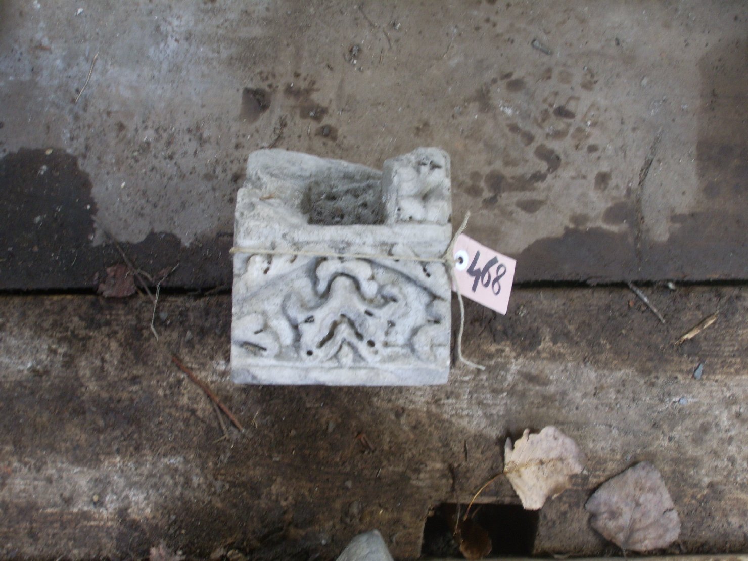 armatura di montante di guida, strumento per la lavorazione del marmo di Eugéne Chevallier (inventore) (1854)