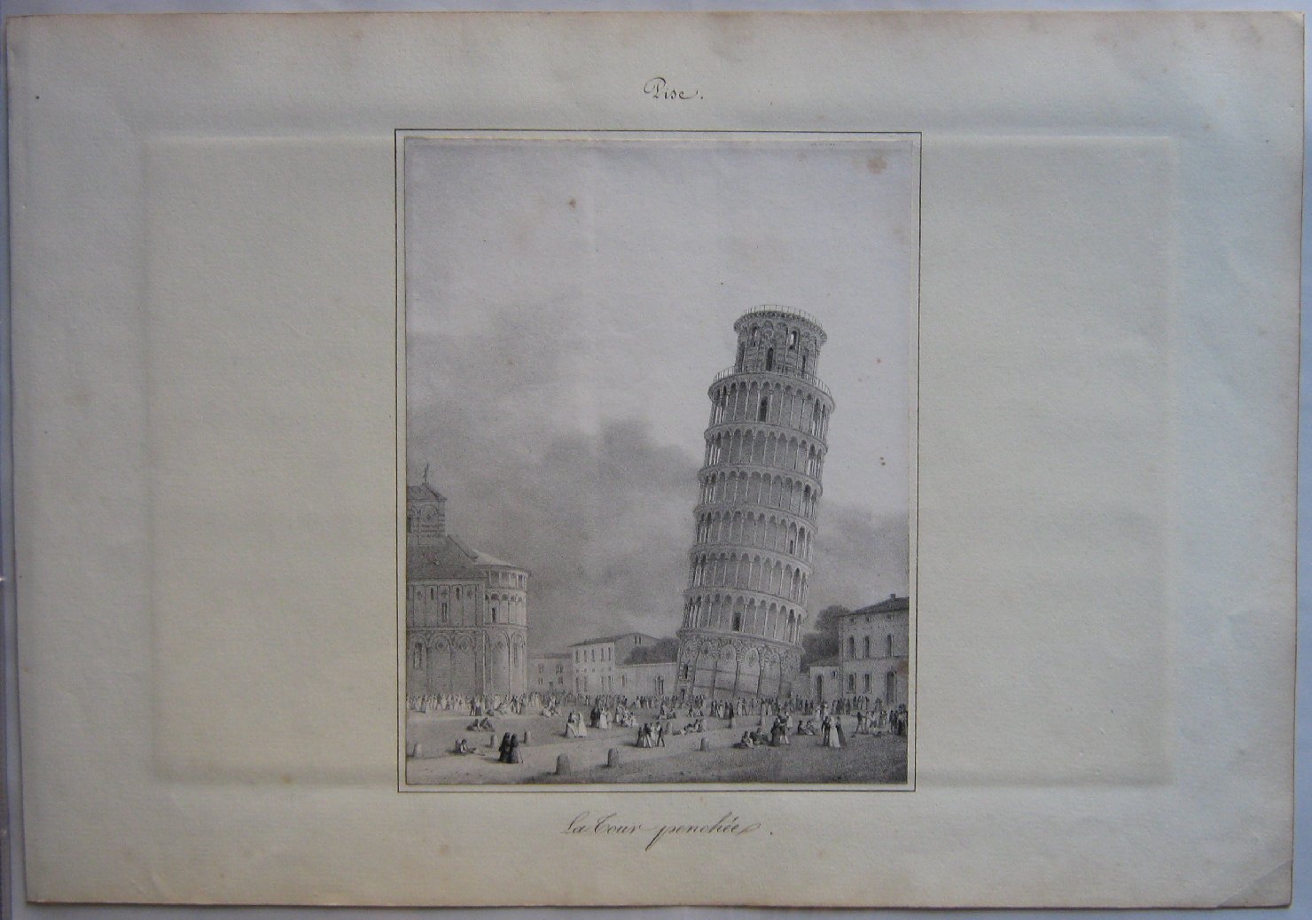 veduta di città (stampa, frammento) di Isabey Jean-Baptiste (prima metà sec. XIX)