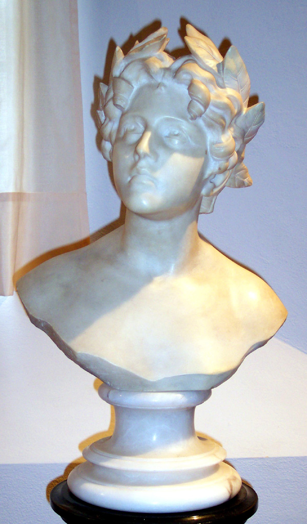 Busto di fanciulla, busto femminile (busto, opera isolata) di Bessi Giuseppe (secc. XIX/ XX)