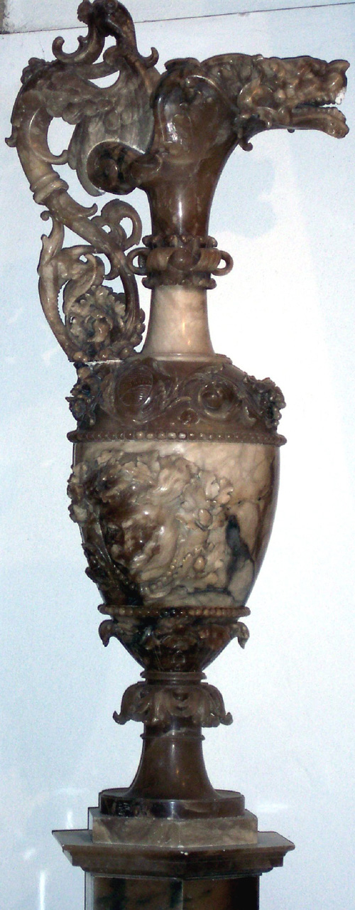 vaso, coppia - bottega volterrana (secc. XVIII/ XX)