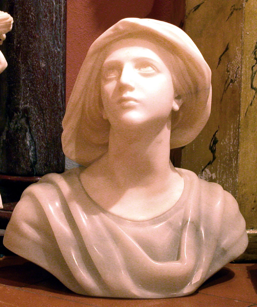 Busto femminile, busto femminile (busto, opera isolata) di Bessi Giuseppe (scuola) (secc. XIX/ XX)