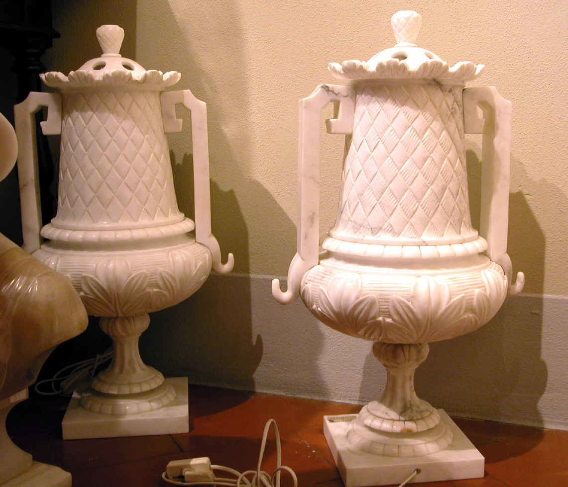 lampada - a vaso, coppia di Ducceschi Mario (sec. XX)