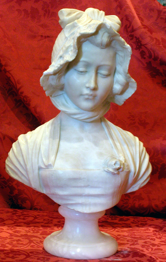 busto femminile, busto femminile (busto, opera isolata) - bottega volterrana (sec. XX)