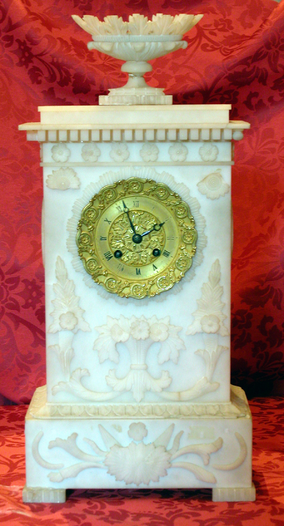 orologio (orologio - da tavolo, opera isolata) - bottega volterrana (fine sec. XIX)