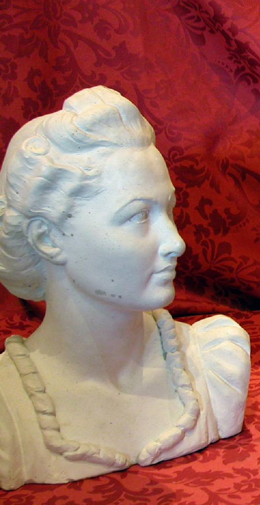 busto femminile (busto) - bottega volterrana (secc. XIX/ XX)