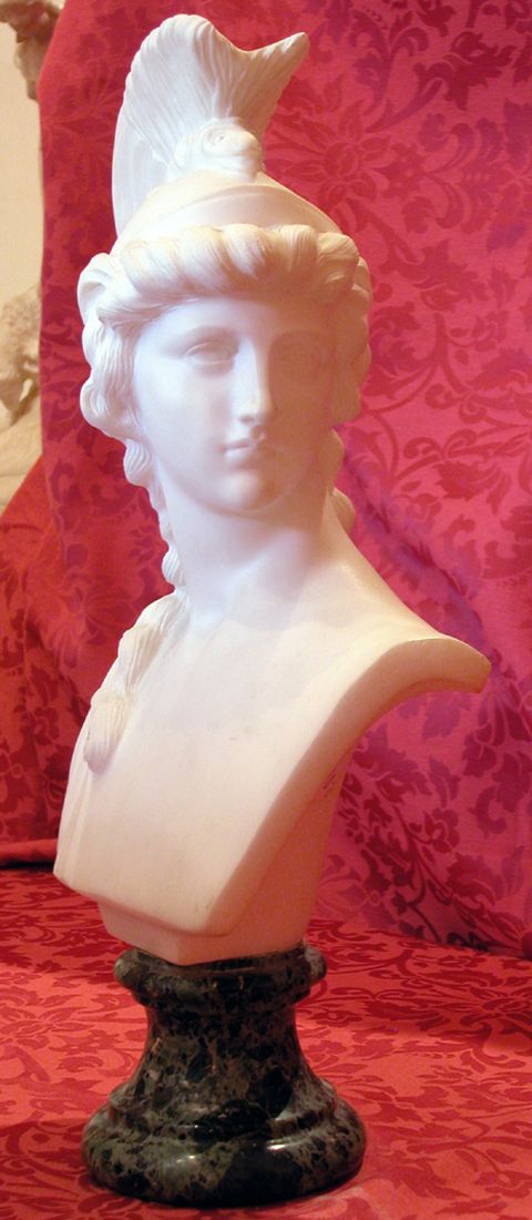 Minerva, busto femminile (busto, opera isolata) di Bessi Giuseppe (scuola) (sec. XX)