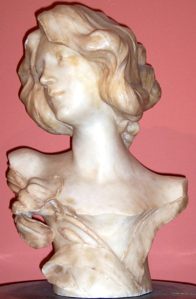 busto femminile (busto, opera isolata) di Ciampolini U. R (sec. XX)