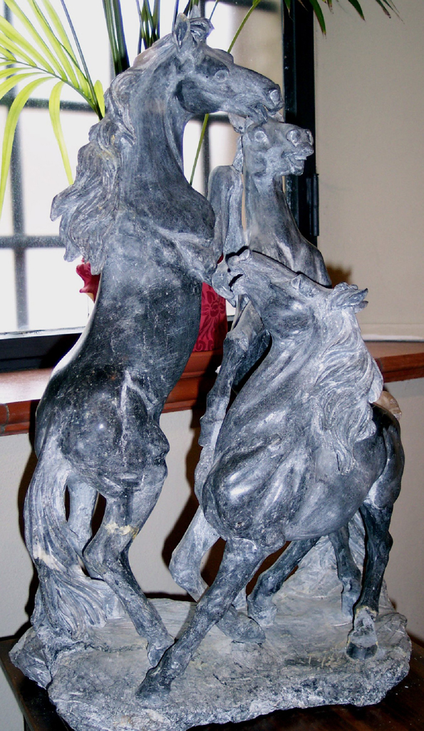 Tre cavalli (statua) - bottega volterrana (secc. XIX/ XX)