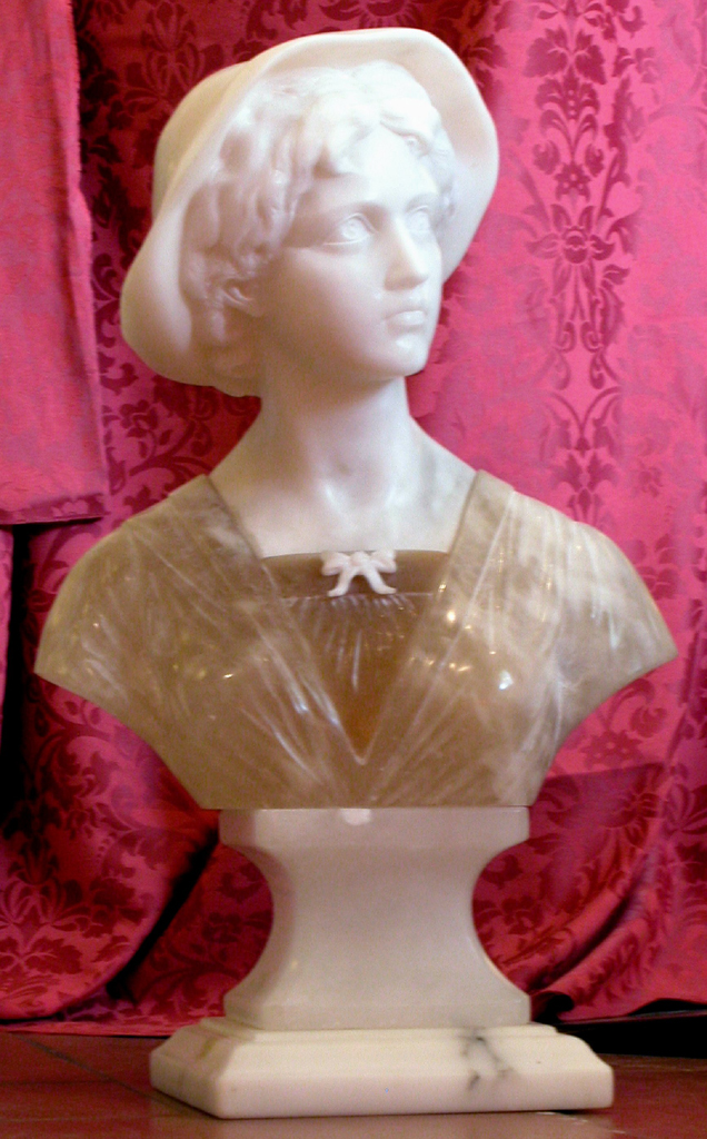 busto femminile (busto, opera isolata) - bottega volterrana (inizio sec. XX)
